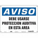 Safety Sign 10 inx14 in Polyethylene