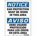 Safety Sign 14 in x 10 in Vinyl