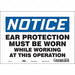 Safety Sign 7 in x 10 in Vinyl