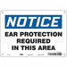 Safety Sign 7 inx10 in Polyethylene