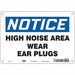 Safety Sign 7 inx10 in Polyethylene