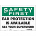 Safety Sign 10 in x 14 in Vinyl