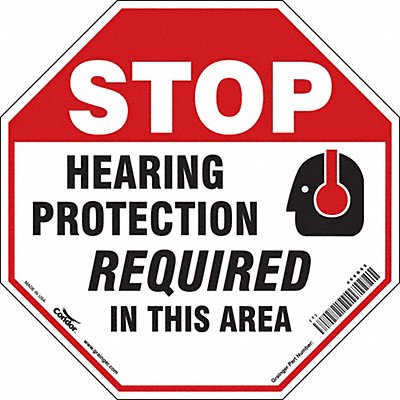 Safety Sign 18 inx18 in Aluminum