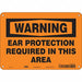 Safety Sign 7 inx10 in Polyethylene