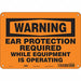Safety Sign 7 inx10 in Polyethylene