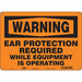 Safety Sign 10 in x 14 in Polyethylene