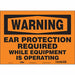 Safety Sign 10 in x 14 in Vinyl