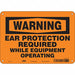 Safety Sign 7 in x 10 in Aluminum