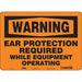 Safety Sign 10 in x 14 in Aluminum