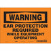 Safety Sign 7 inx10 in Vinyl
