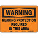 Safety Sign 10 inx14 in Polyethylene