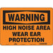 Safety Sign 10 in x 14 in Polyethylene