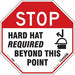 Safety Sign 24 inx24 in Vinyl