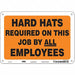 Safety Sign 7 in x 10 in Aluminum