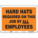 Safety Sign 10 in x 14 in Aluminum