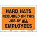 Safety Sign 10 in x 14 in Vinyl