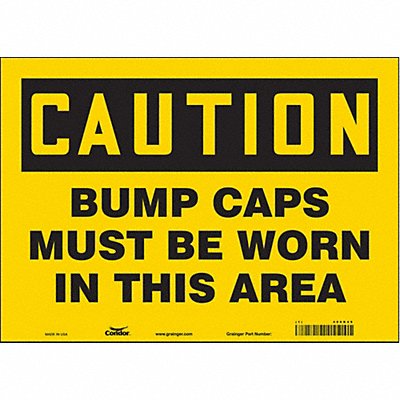 Safety Sign 10 inx14 in Vinyl