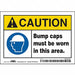 Safety Sign 3 1/2 inx5 in Vinyl