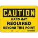 Safety Sign 7 in x 10 in Aluminum