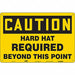 Safety Sign 24 in x 36 in Polyethylene