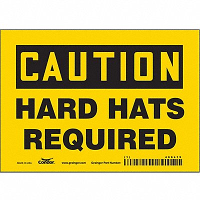 Safety Sign 5 inx7 in Vinyl