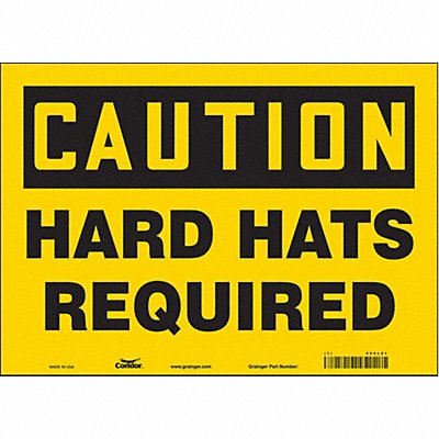 Safety Sign 10 inx14 in Vinyl