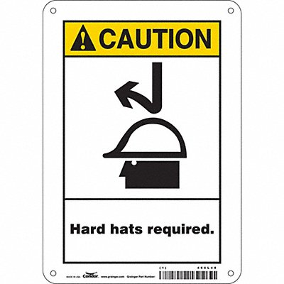 Safety Sign 10 inx7 in Polyethylene