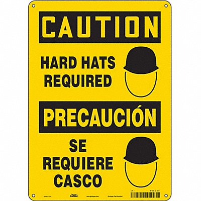 Safety Sign 14 in x 10 in Aluminum