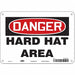 J6929 Safety Sign 7 inx10 in Polyethylene