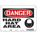 Safety Sign 7 inx10 in Polyethylene
