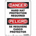 Safety Sign 14 inx10 in Polyethylene