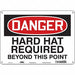 Safety Sign 10 in x 14 in Aluminum