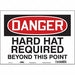 Safety Sign 10 inx14 in Vinyl