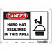Safety Sign 7 in x 10 in Aluminum
