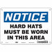 Safety Sign 7 in x 10 in Polyethylene