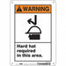 Safety Sign 10 in x 7 in Polyethylene