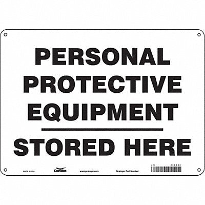 Safety Sign 10 inx14 in Aluminum