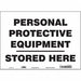Safety Sign 10 inx14 in Vinyl