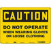 Safety Sign 10 in x 14 in Aluminum