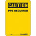 Safety Sign 10 inx7 in Aluminum