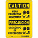 Safety Sign 10 inx7 in Polyethylene