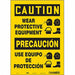 Safety Sign 14 in x 10 in Vinyl