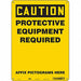 Safety Sign 14 inx10 in Polyethylene