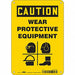 Safety Sign 10 inx7 in Aluminum