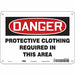 K0543 Safety Sign 7 in x 10 in Aluminum