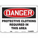 K0543 Safety Sign 10 in x 14 in Polyethylene
