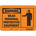 Safety Sign 7 in x 10 in Aluminum