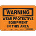 Safety Sign 7 in x 10 in Aluminum