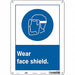 Safety Sign 14 inx10 in Polyethylene