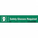 Safety Sign 1.75in x 9in Vinyl